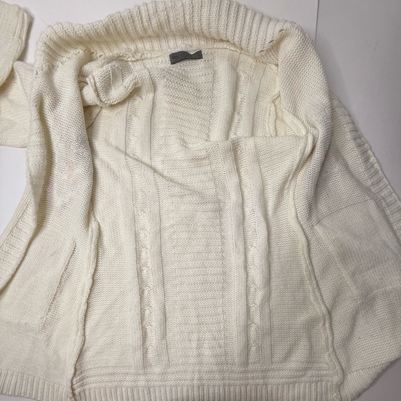 Cardigan Floral Knitted Identita Collection Womens Size Small Cream Multicolored - Picture 7 of 10